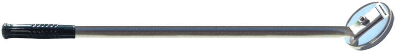 Long Reach Magnetic Retriever - Round - 38'' Length; 3-1/4" Magnet Size; 47.5 lbs Holding Capacity - Exact Industrial Supply