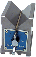 #E934 - 2-3/4 x 3-3/4 x 4'' - Magnetic V-Block - Exact Industrial Supply