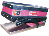 Fine Pole Magnetic Sine Plate - #MSP126FPS2; 12 x 6 x 5-1/4'' - Exact Industrial Supply