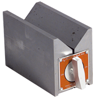 #MTCVBM - 2-3/4 x 3-5/8 x 5-1/2'' - Magnetic V-Block Matched Pair - Exact Industrial Supply