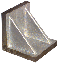 10 x 10 x 10" - Precision Ground Plain Angle Plate - Exact Industrial Supply