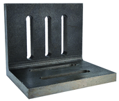 6 x 5 x 4-1/2" - Machined Open End Slotted Angle Plate - Exact Industrial Supply