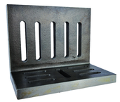 10 x 8 x 6" - Machined Open End Slotted Angle Plate - Exact Industrial Supply