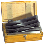 #CP316 - 4 Piece Set Parallels- 3/16" Thickness - 1/4" Increments - 1 to 1-3/4" - 6' Long - Exact Industrial Supply