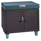 36 x 48" - Surface Plate Stand - Cabinet Type with Leveling Screws - Exact Industrial Supply