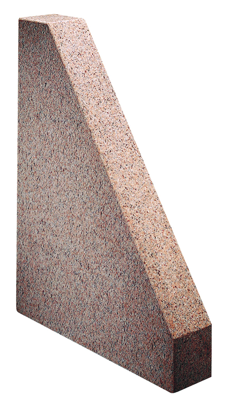 18 x 24 x 4" - Master Pink Three-Face Granice Tri-Square - AA Grade - Exact Industrial Supply