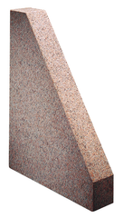 18 x 24 x 4" - Master Pink Three-Face Granice Tri-Square - AA Grade - Exact Industrial Supply