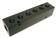 #3043 - Aluminum 4 Port Manifold - Exact Industrial Supply