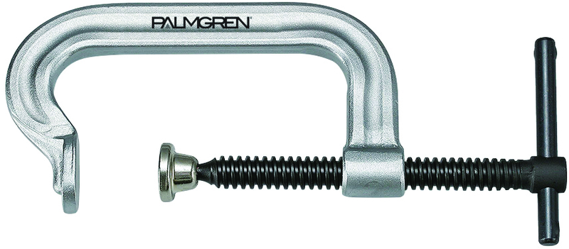 0 to 4" Capacity - Deep Throat C-Clamp 5/8 - Exact Industrial Supply