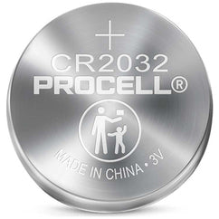 PC2032 3V Lithium Coin Batteries-Priced per Sheet of 5 - 4 Sheets Min. (20 Batteries) - Exact Industrial Supply