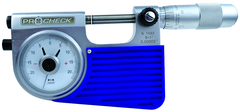 Indicating Micrometer - 0-1" Range - .00005" Graduation - Exact Industrial Supply