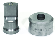 PDOB7/16X3/4; 7/16 x 3/4" Oblong Punch & Die Set - Exact Industrial Supply