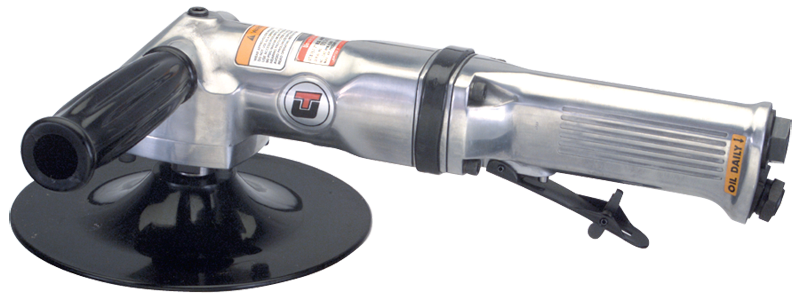 #UT8757 - 7" Wheel Size - Air Powered Angle Grinder - Exact Industrial Supply