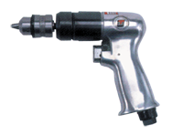 #UT8833R - 3/8'' Chuck Size - Reversing - Air Powered Drill - Exact Industrial Supply