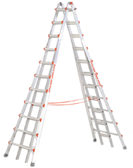PS6510110 17' - Skyscraper-Aluminum Ladder - Exact Industrial Supply