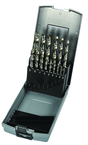 15 Pc. 1/16" - 1/2" by 32nds HSS Bright Jobber Drill Set - Exact Industrial Supply