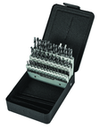 60 Pc. #1 - #60 Wire Gage HSS Bright Screw Machine Drill Set - Exact Industrial Supply