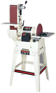 6" x 48" Belt and 12" Disc Floor Standing Combination Sander 1-1/2HP 115/230V; 1PH - Exact Industrial Supply