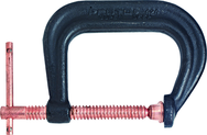 Proto¬ C-Clamp Standard Service Extra Deep Throat Screw - 0-6" - Exact Industrial Supply