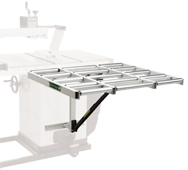 Outfeed Roller with 37 Rollers - #HOR-1038U; For 10" Cabinet - Exact Industrial Supply