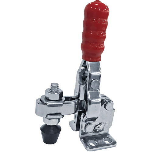 200 lbs U-Bar Flanged Base Vertical Hold-Down Clamp Stainless Steel - Exact Industrial Supply