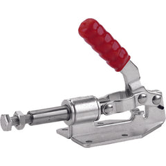 300 lbs 5/16-18 Flanged Base Straight Line Clamp - Exact Industrial Supply