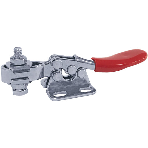60 lbs U-Bar Flanged Base Stainless Steel Horizontal Hold-Down Clamp - Exact Industrial Supply