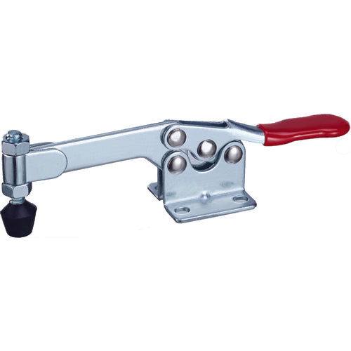 200 lbs Solid Bar Flanged Base Horizontal Hold-Down Clamp - Exact Industrial Supply