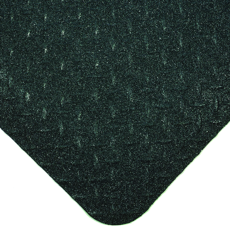 Diamond-Plate w/GritWorks - 9/16" x 3' x 75' Work Mat - Exact Industrial Supply