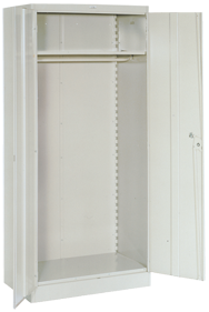 36 x 24 x 78'' (Dove Gray or Putty) - Wardrobe Cabinet - Exact Industrial Supply