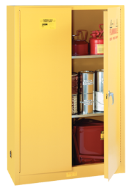 Flammable Liqiuds Storage Cabinet - #5444N 43 x 18 x 65'' (3 Shelves) - Exact Industrial Supply