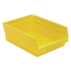 8 3/8″ × 11 5/8″ × 4″ - Yellow Economy Shelf Bin - Exact Industrial Supply