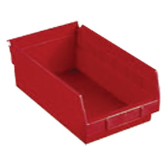 11 1/8″ × 23 5/8″ × 4″ - Red Economy Shelf Bin - Exact Industrial Supply