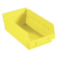 11 1/8″ × 23 5/8″ × 4″ - Yellow Economy Shelf Bin - Exact Industrial Supply