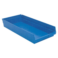 11 1/8″ × 23 5/8″ × 4″ - Blue Economy Shelf Bin - Exact Industrial Supply