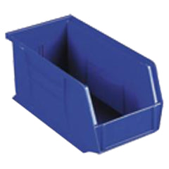 5 1/2″ × 10 7/8″ × 5″ - Blue Hanging or Stackable Bin - Exact Industrial Supply