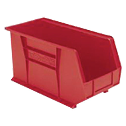 5 1/2″ × 10 7/8″ × 5″ - Red Hanging or Stackable Bin - Exact Industrial Supply