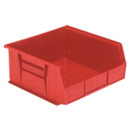 11″ × 10 7/8″ × 5″ - Red Hanging or Stackable Bin - Exact Industrial Supply