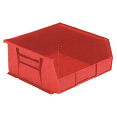 11″ × 10 7/8″ × 5″ - Red Hanging or Stackable Bin - Exact Industrial Supply