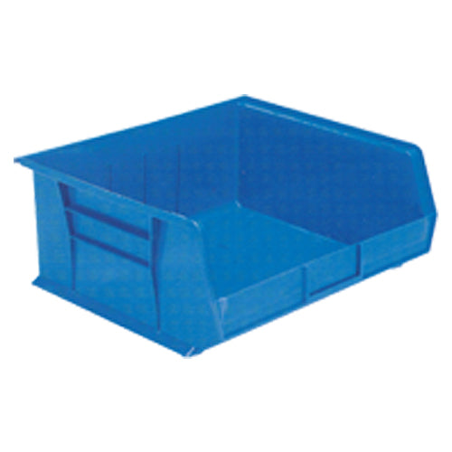 16 1/2″ × 14 3/4″ × 7″ - Blue Hanging or Stackable Bin - Exact Industrial Supply