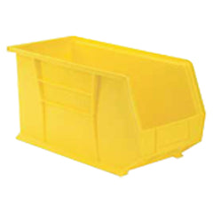 8 1/4″ × 18″ × 9″ - Yellow Hanging or Stackable Bin - Exact Industrial Supply