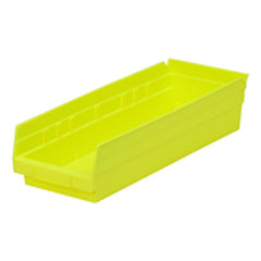 6 5/8″ × 17 7/8″ × 4″ - Yellow Economy Shelf Bin - Exact Industrial Supply