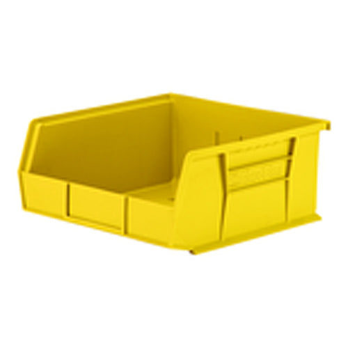 11″ × 10 7/8″ × 5″ - Yellow Hanging or Stackable Bin - Exact Industrial Supply