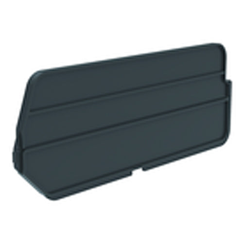 6-Pack-7 3/8″ × 3″ - Black - Bin Dividers for use with Akro Stackable Bins - Exact Industrial Supply