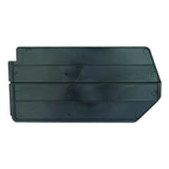 6-Pack-10 3/4″ × 7″ - Black - Bin Dividers for use with Akro Stackable Bins - Exact Industrial Supply