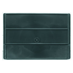 6-Pack-20 1/2″ × 7″ - Black - Bin Dividers for use with Akro Stackable Bins - Exact Industrial Supply