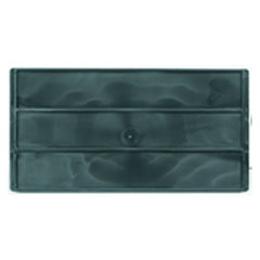 6-Pack-20 1/2″ × 7″ - Black - Bin Dividers for use with Akro Stackable Bins - Exact Industrial Supply