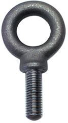 Shoulder Plain Eye Bolt - 1-1/8-7 Thread, 2'' Eye Dia. - Exact Industrial Supply