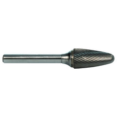 1/4 EdgeHog Tree Shape Radius End Miniature Carbide Bur SF-51 Fine - Exact Industrial Supply