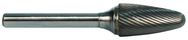 SF5 1/2 x 1 x 1/4" SH Sgl Cut Tree Radius - CBD - Burr - Exact Industrial Supply
